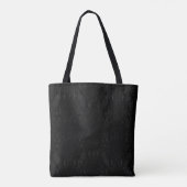 Tote Bag Impression de peau de serpent noir (Dos)