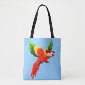 Tote Bag impression de perroquet volant (Devant)
