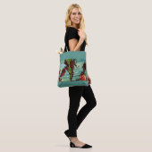 Tote Bag impression des hippocampes (Sur le modèle)