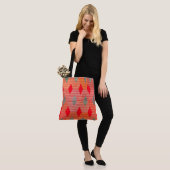 Tote Bag Impression Diamant Moderne Du Milieu Du Siècle, Co (Sur le modèle)