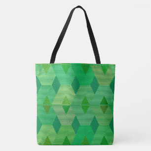 Tote Bag Impression diamant moderne du milieu du siècle, Ja