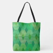 Tote Bag Impression diamant moderne du milieu du siècle, Ja (Dos)