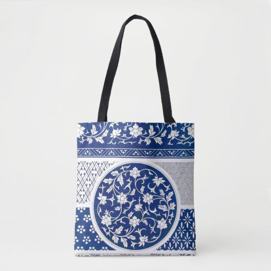 Tote Bag Impression d'ornement floral classique (Devant)