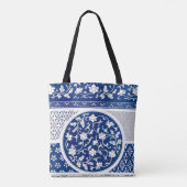 Tote Bag Impression d'ornement floral classique (Dos)