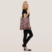 Tote Bag Impression florale de tigre (Sur le modèle)