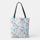 Tote Bag Impression florale moderne (Dos)