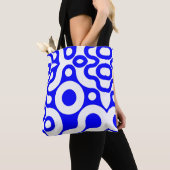 Tote Bag Impression grand cercle géométrique (De près)