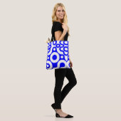 Tote Bag Impression grand cercle géométrique (Sur le modèle)