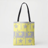 Tote Bag impression gris et jaune 2021 (Devant)