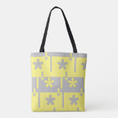 Tote Bag impression gris et jaune 2021 (Dos)