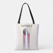 Tote Bag Impression illustrative de l'art spatial Apollo Sa (Dos)