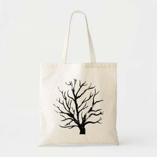 Tote Bag Impression linéaire automatique de l'arbre (Devant)