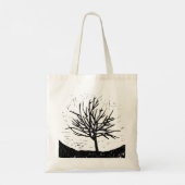 Tote Bag Impression linéaire de l'arbre automatique (Dos)
