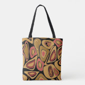 Tote Bag Impression motif Abstraite simple et transparente (Dos)