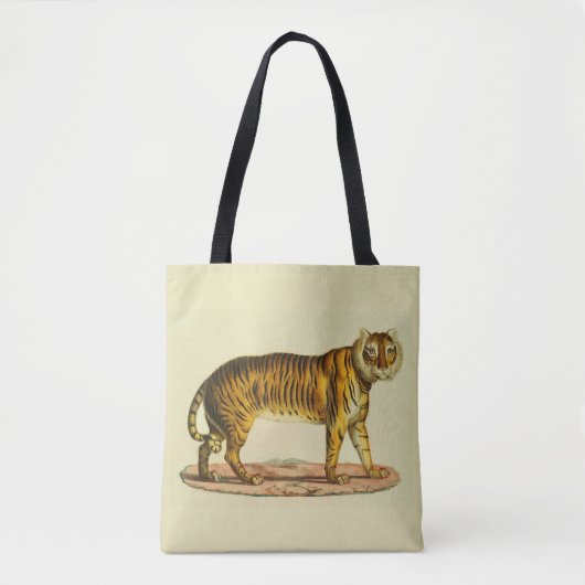 Tote Bag Impression tigre 1824 (Devant)
