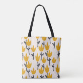 Tote Bag Impression Tulipe simple (Dos)