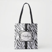 Tote Bag Impression Zebra (Devant)