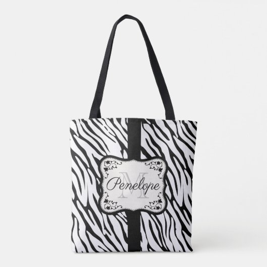 Tote Bag Impression Zebra (Dos)