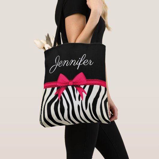 Tote Bag Impression Zebra (De près)