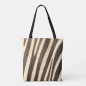 Tote Bag Impression zèbre (Dos)