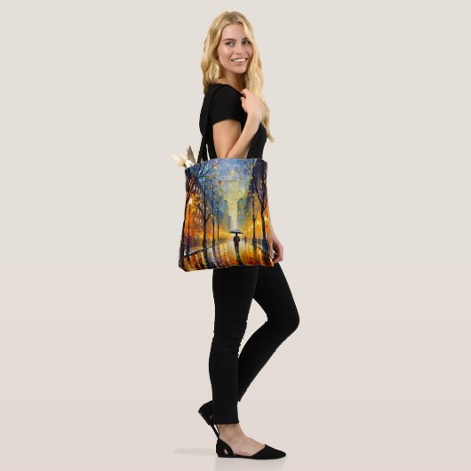 Tote Bag Impressionnisme de Rainy City (Sur le modèle)