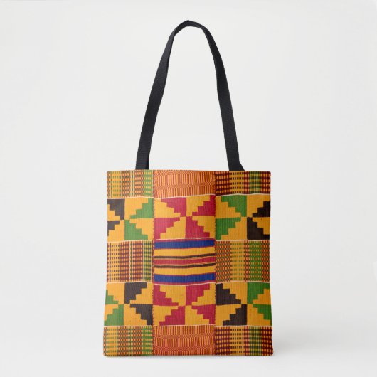Tote Bag Imprimé africain (Devant)