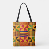 Tote Bag Imprimé africain (Dos)