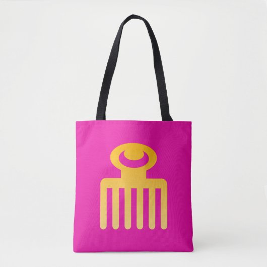 Tote Bag Imprimé africain (Devant)