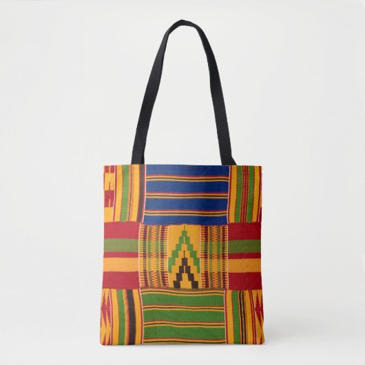 Tote Bag Imprimé africain (Devant)