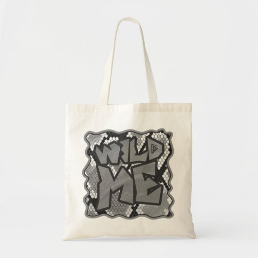 Tote Bag Imprimé jaune et or serpent (Devant)