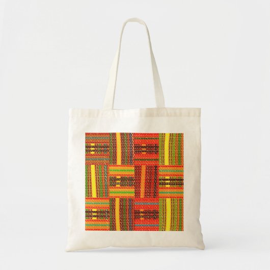 Tote Bag imprimé kente african (Devant)