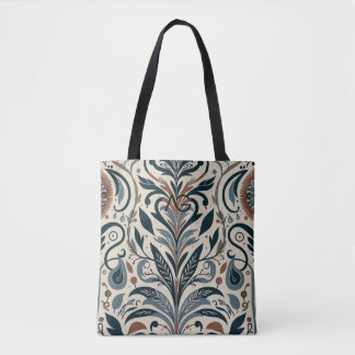 Tote Bag Imprimé linéaire abstrait Aria Grace Urban Bloom