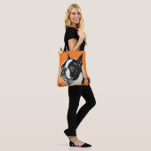 Tote Bag imprimé terrier de Boston (Sur le modèle)