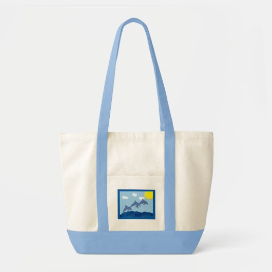 Tote Bag Impulsion Fourre-tout de dauphin (Devant)