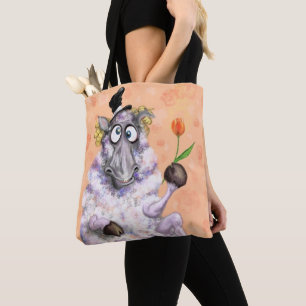 Tote Bag In Love Ram - Romantique - Ajouter votre texte / n