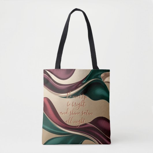 Tote bag in stylish abstract graphic (Voorkant)