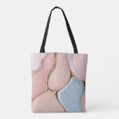 Tote bag in stylish abstract graphic (Dos)