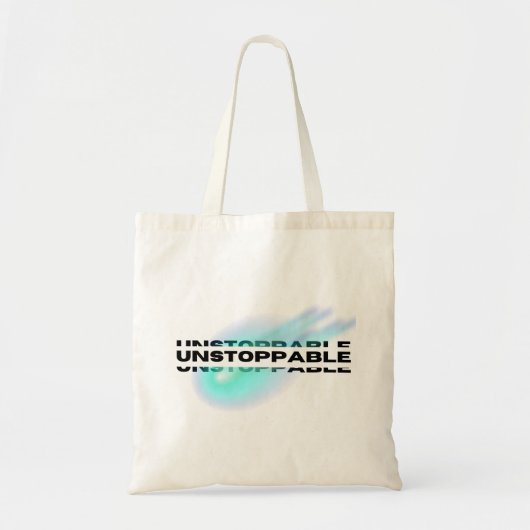 Tote Bag Inarrêtable, Motivationnelle, Inspirationnelle (Devant)