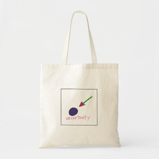 Tote Bag Incertitude Illustrée Excentrique (Devant)