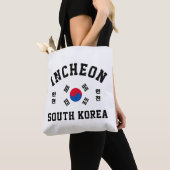Tote Bag Incheon Corée du Sud (De près)
