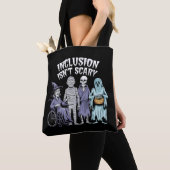 Tote Bag Inclusion drôle n'est pas effrayant Professeur Hal (De près)