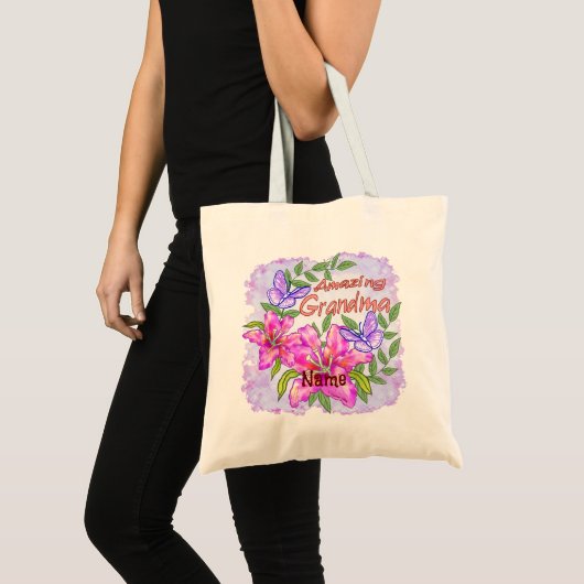 Tote Bag Incroyable Grand-mère (Devant (produit))