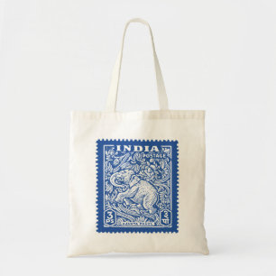Tote Bag Inde : le design des timbres, Elephant