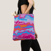 Tote Bag Inde - Liquify Design (De près)