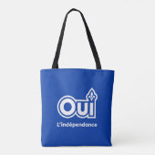 Tote Bag Indépendance du Québec OUI (Dos)