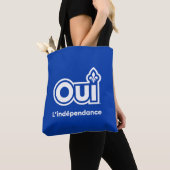 Tote Bag Indépendance du Québec OUI (De près)