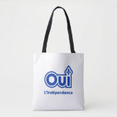 Tote Bag Indépendance OUI Québec (Devant)