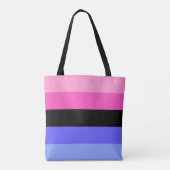 Tote Bag Indicateur de la fierté omnisexuelle (Dos)