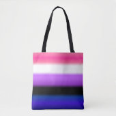 Tote Bag Indicateur Gradient Gradient Pride : Horizontal (Devant)