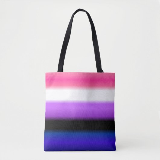 Tote Bag Indicateur Gradient Gradient Pride : Horizontal (Devant)